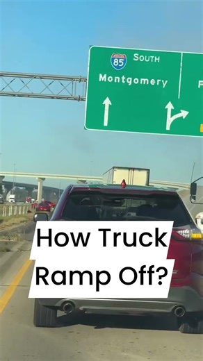 How truck ramped off