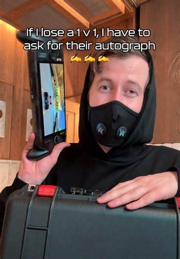 New rule 💪 If you beat my Trackmania time … you get to sign my Ally case. My colleague is up first, but who’s next? 🏎️ @ROG Global