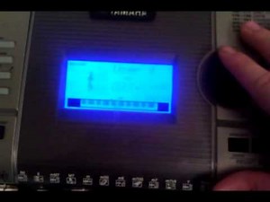 YAMAHA YPT400 Recording and Programing