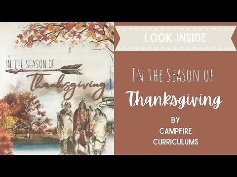 *Look Inside* | Thanksgiving | In the Season of Thanksgiving | Campfire Curriculums | Unit Study