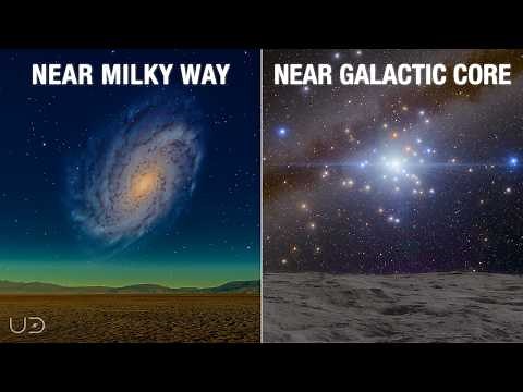 The Night Sky on Different Alien Worlds