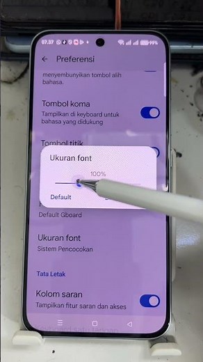 PERBESAR UKURAN FONT HURUF ANGKA TOMBOL KEYBOARD OPPO RENO 14f 5G