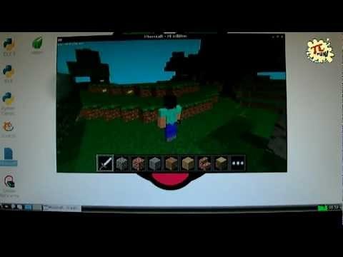 Minecraft Raspberry PI Edition V0.1.1 Alpha First look