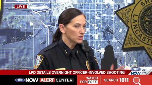 The Lincoln Police Department says an officer was involved in a shooting early Wednesday morning. | 10/11 News