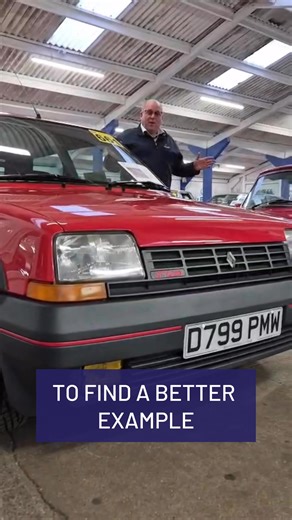 Being offered at NO RESERVE Saturday 1st & Sunday 2nd November at Anglia Car Auctions Classic Car and Classic Motorcycle Auction This exceptional Renault 5 GT Turbo is accompanied by its original bill of sale by Normans of Melksham and has an advisory-free MoT to 26th April 2026. The car was first registered on 11th November 1986, and the history file contains some early MoT certificates (including its first in 1990) with 13 tax discs up to 2002. It then spent 20 years off the road before being 