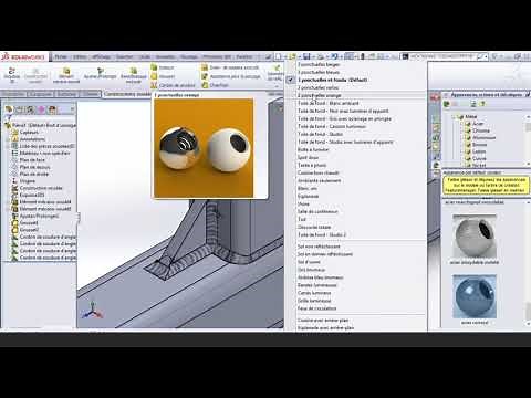 Cordon de soudure & gousset SolidWork