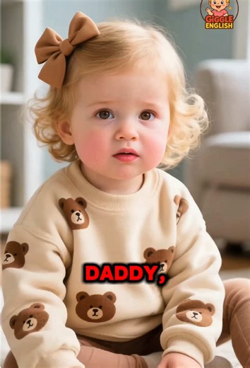 Learn Everyday English! Daddy, I Discovered the Secret Rule #giggleenglish #learnenglish #englishkid #baby #fyp