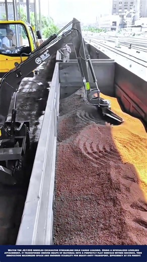 Smart Material Leveling Machine Innovation for high-efficiency bulk cargo spreading