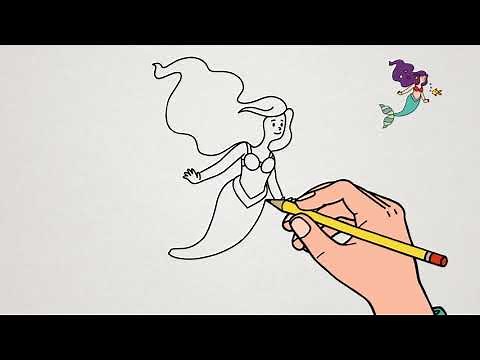 Apprendre à dessiner La Petite Sirène | Tutoriel Ariel