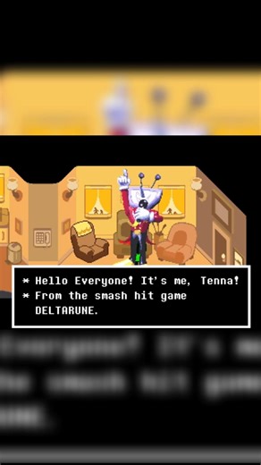 what's tenna deltarune doin in chapter 1