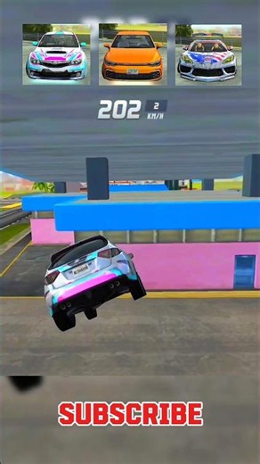 Pro vs Noob Cars Jumping test 😅 Which Car Will Land On Parking #ExtremeCarDrivingSimulator