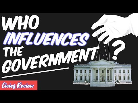 3 groups that influence and monitor the government