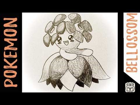 How to draw BELLOSSOM from POKEMON | Anime Drawing Art Tutoria