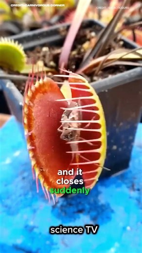 "Nature's ultimate predator: the Venus Fly Trap! 🌿🦟 Did you know these plants feast on insects, frogs, lizards, and even snakes? Watch as it captures its prey in a deadly embrace. Nature's wonders never cease to amaze! #VenusFlyTrap #NatureIsMetal #CarnivorousPlants #ScienceTV #science #sciencefacts #reelusa🇺🇸 #reelsinstagram #ReelScience | Manish Kumar Gupta