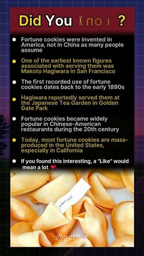 6 Interesting Facts About Fortune Cookies