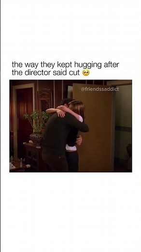 "Love's Unspoken Language: Ross and Rachel's Director's Cut Hug"❤️🥹#friends #ross #rachel #love