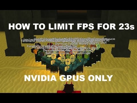 HOW TO LIMIT FPS FOR 23s in Rogue Lineage