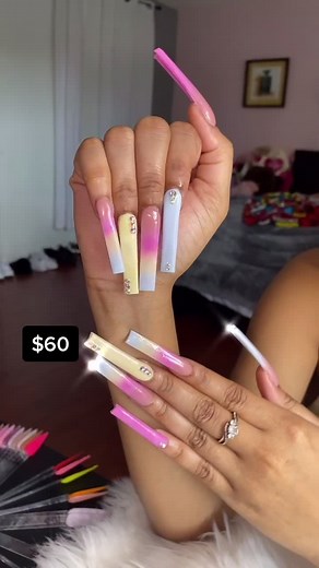 Freestyle Spring Nail Sets Tutorial