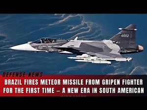 Brazil’s Gripen Launches Meteor Missile in Historic Test — What This Means for Regional Air Defense