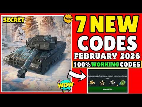 🧩 ALL NEW PROMO CODES! WORLD OF TANKS BLITZ CODES 2026 ☑️ WOT BONUS CODE 2026