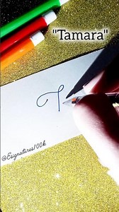 How to sign T?/❤️ Requested signaturestyle 🌷#shorts#signature#art#foryou#music