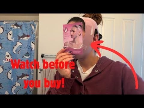 Honest review of this v-line chin mask!