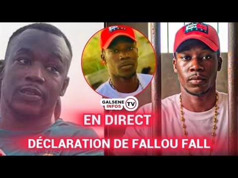 🔴DIRECT- PREMIERE DECLARATION DE FALLOU FALL APRES SA LIBERATION