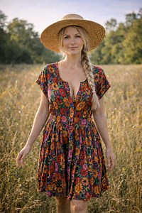 Vintage 90s La Cera Floral Sundress Women’s Size Large Boho Cotton Dress Comfortwear - Etsy Australia