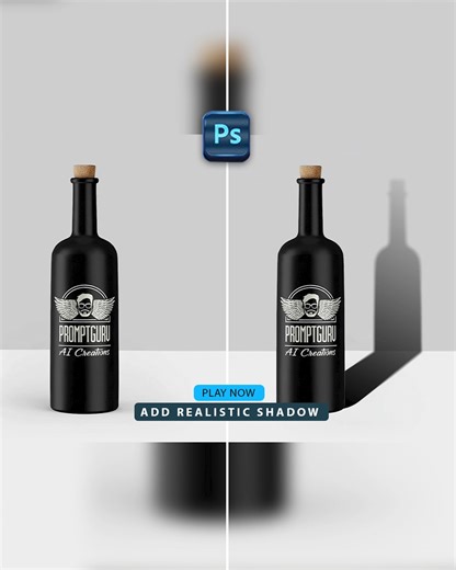 How to create realistic shadow to product easily in adobe photoshop tutorial #photoshop | Graphic Influence