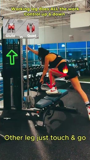 Struggling with Balance? Try Cable Step-Ups for Glutes 🔥