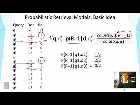 Lecture 19 — Probabilistic Retrieval Model Basic Idea | UIUC