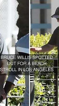Bruce Willis Spotted Out for a Beach Stroll in Los Angeles