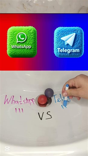 WhatsApp VS Telegram Best Chat #best #chat
