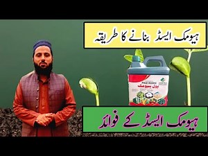 How is humic acid prepared And Benefits/Agrarian Azeem Bashir
