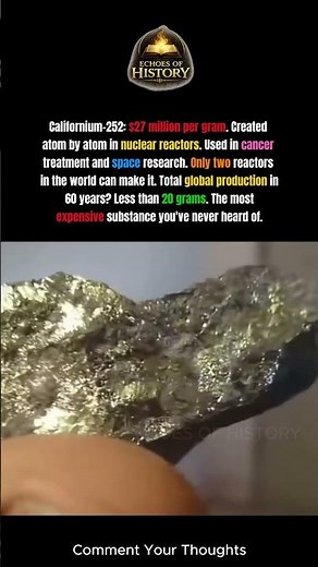 Most Expensive Metal on Earth #shorts