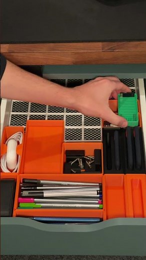 Organising an IKEA ALEX drawer with Gridfinity
