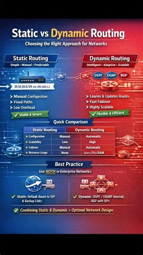 Static Vs Dynamic Routing