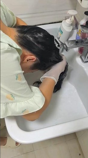 🧖🏼‍♀️ Ultimate Long Hair Wash ASMR ✨ #hairwash #asmr #satisfying #longhair #haircare