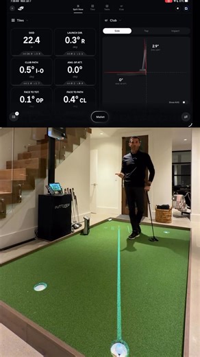 #Repost @golfsimulatorvideos We did a Full Review of the NEW Foresight Sports Putting Analysis using the Foresight App ⛳️ 🔥 #foresightsportscanada #golfing #golfsim #putting #technology | Foresight Sports Canada