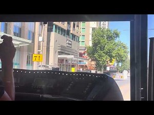 Driving View Tram ride from Adelaide Railway Station to City West Part 1 (first video for 2025)