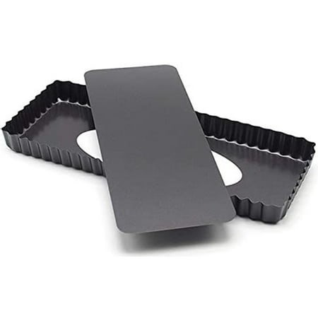 Artisanal Baking Simplified, Rectangular Tart Pan With Removable Bottom, Heavy-weight Carbon-Steel For Durable & Reliable Design, Beautiful Crust Creation Guaranteed (14 Inch) - Walmart.ca