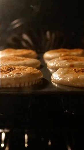 Apple Cupcakes | No Egg No Milk No Butter Cake #Shorts