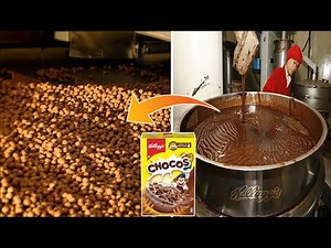 फैक्ट्री में ऐसे बनता है केलॉग्स चोकोस | Kellogg's Chocos Manufacturing Process In Factory | 2023 |