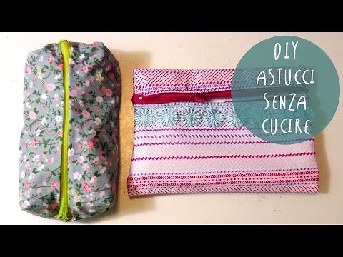 Tutorial BACK TO SCHOOL: ASTUCCI fai da te SENZA CUCIRE in 3 STILI by ART Tv