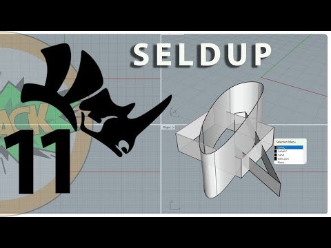 Keep Your Rhino Model Clean (SelDup Command) | RHINO FOR NOOBS EP11