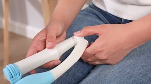Wefaner Foldable Toilet Aid, 15.6“ Long Comfort Wipe Wand Bottom Buddy Toilet Self Tissue Aids for Toileting, Self Help Wipe Butt for Overweight Limited Mobility,Elderly, Pregnancy