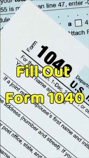 Form 1040 - Preparing your Taxes | 2024-2025