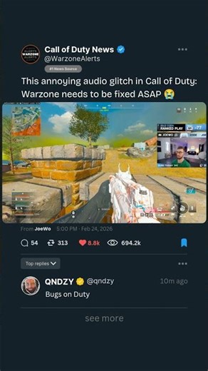 Annoying audio bug in Call of Duty