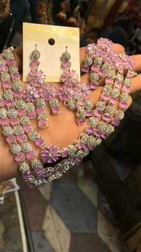 😍Beautiful zirkone triple layers bridal necklace set. #buttfashionhouse