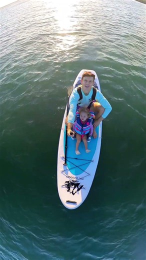 Toddler's 1st Paddleboard Experience